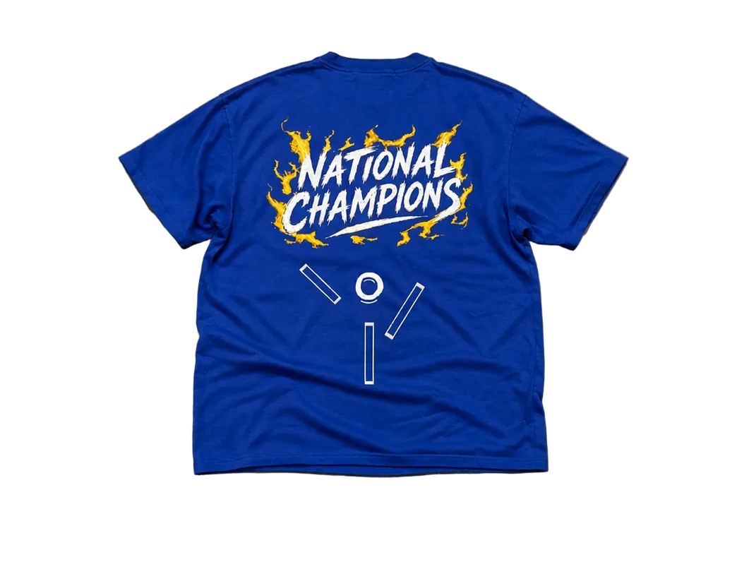 Blue 7 champions Tee
